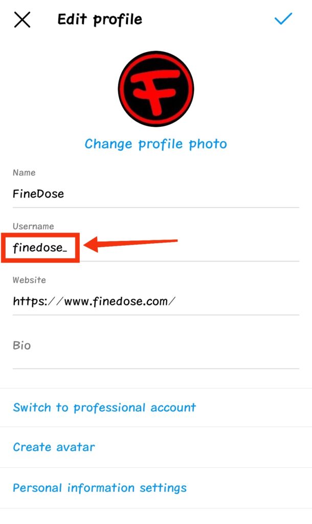 How to Share Instagram Profile Link 