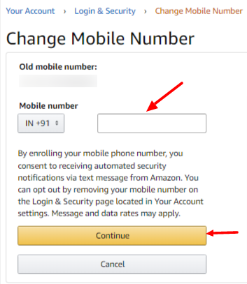 Amazon Change Name E mail Password 1