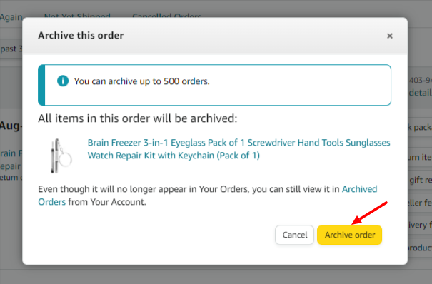 How to Delete Orders on Amazon