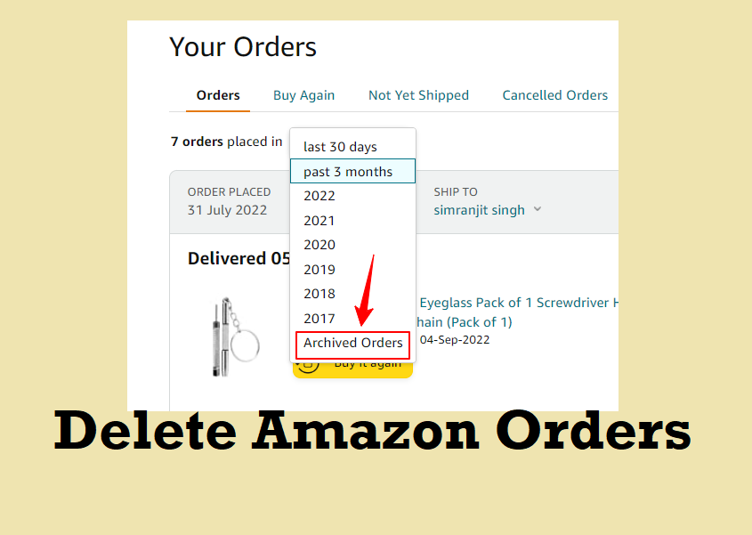 How to Delete Orders on Amazon in 2022 FineDose