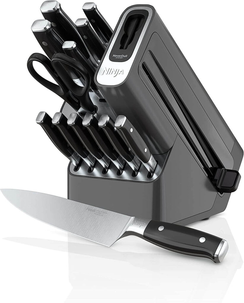 Best Knife Block Set with Sharpener