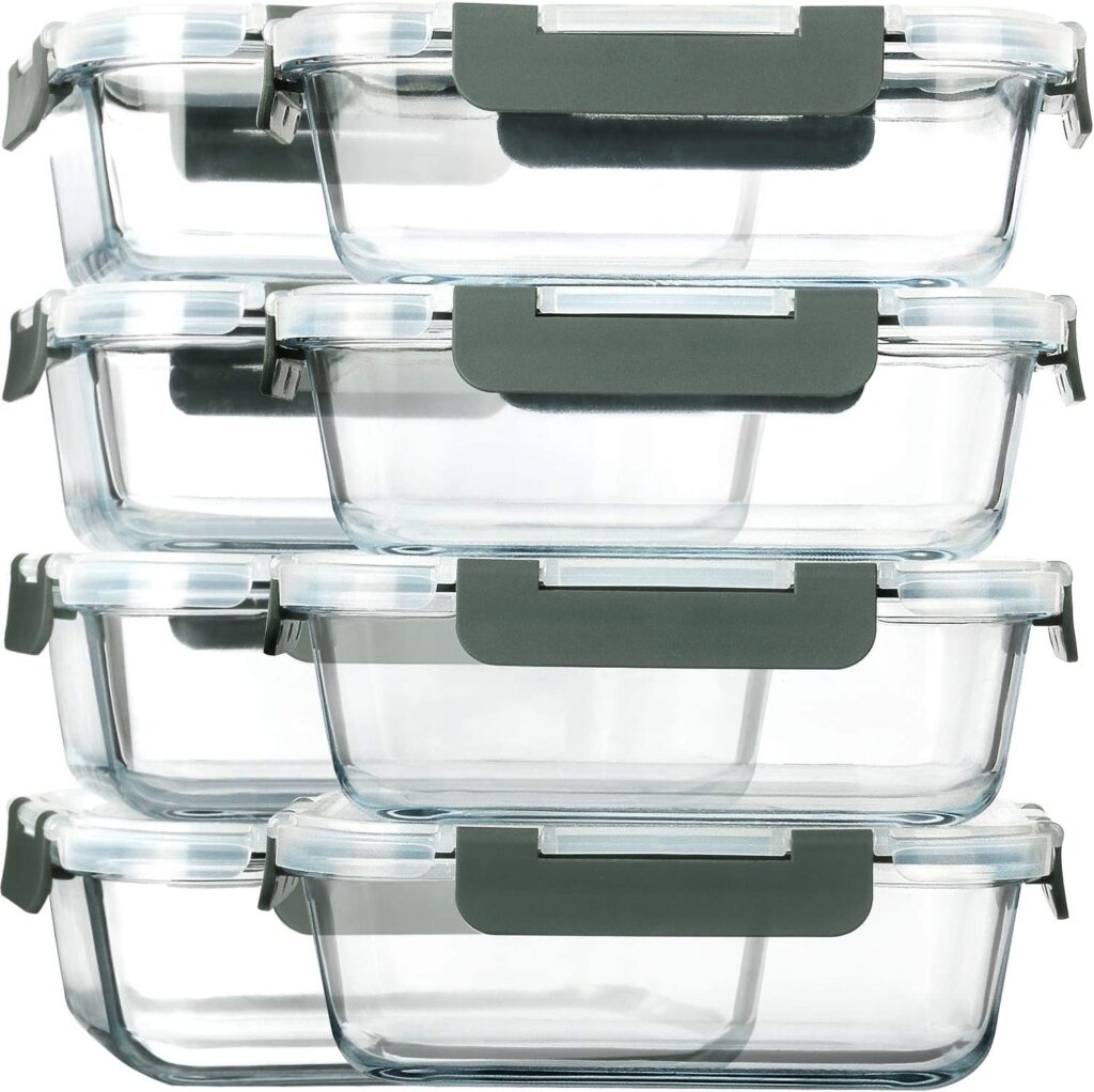 M MCIRCO Airtight Glass lunch Containers