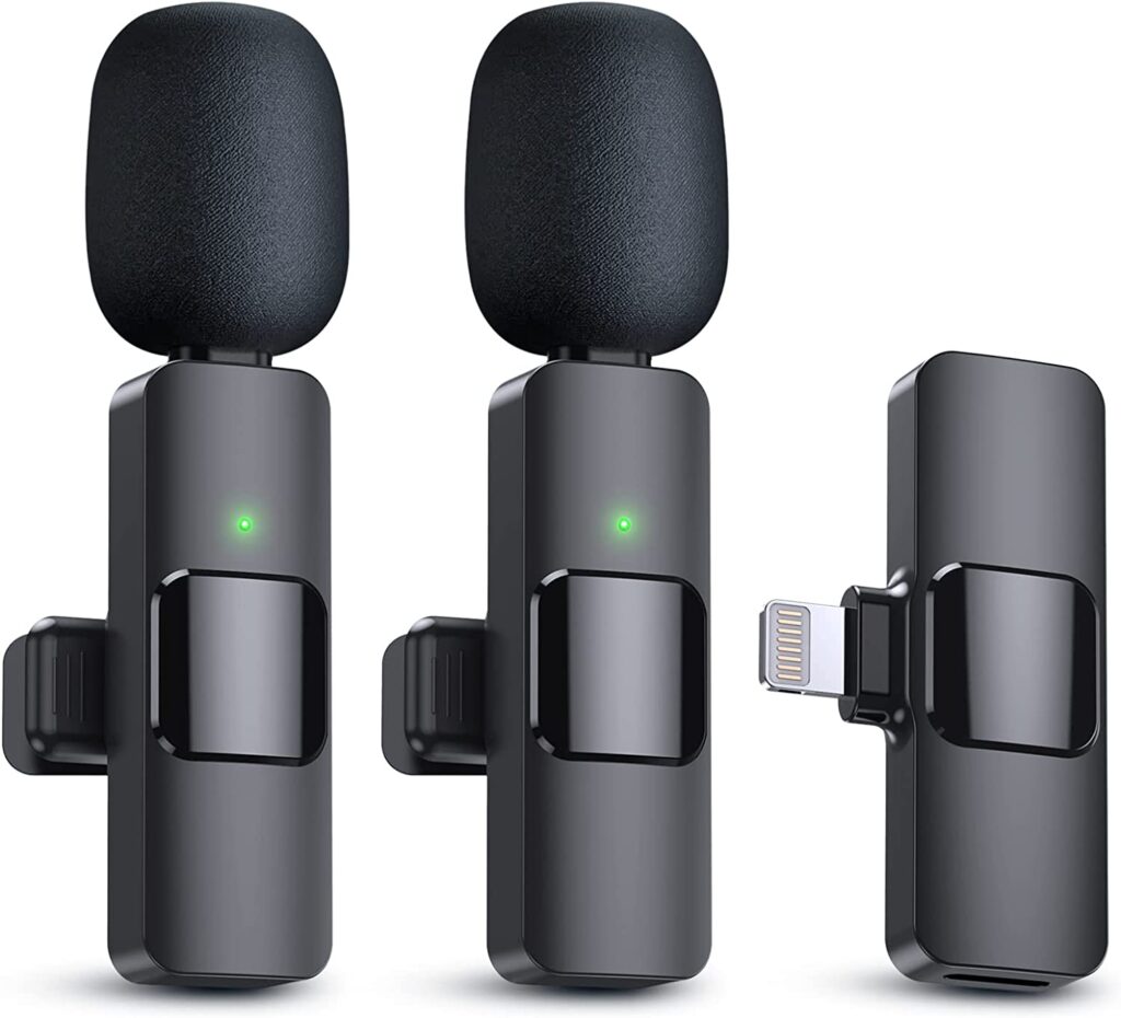 PQRQP Wireless Lavalier Microphones for Wedding