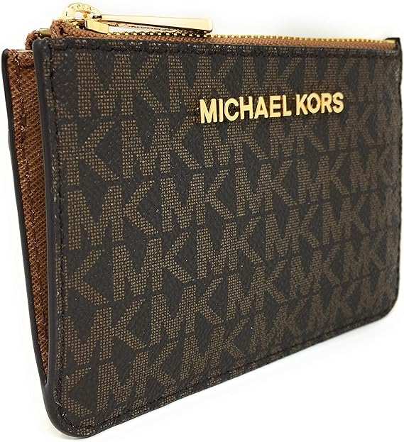 Michael Kors Jet Set Travel Small Top Zip Coin Pouch with ID Holder